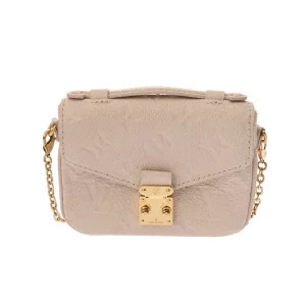 Louis Vuitton Monogram Empreinte metis Beige Leather Shoulder Bag